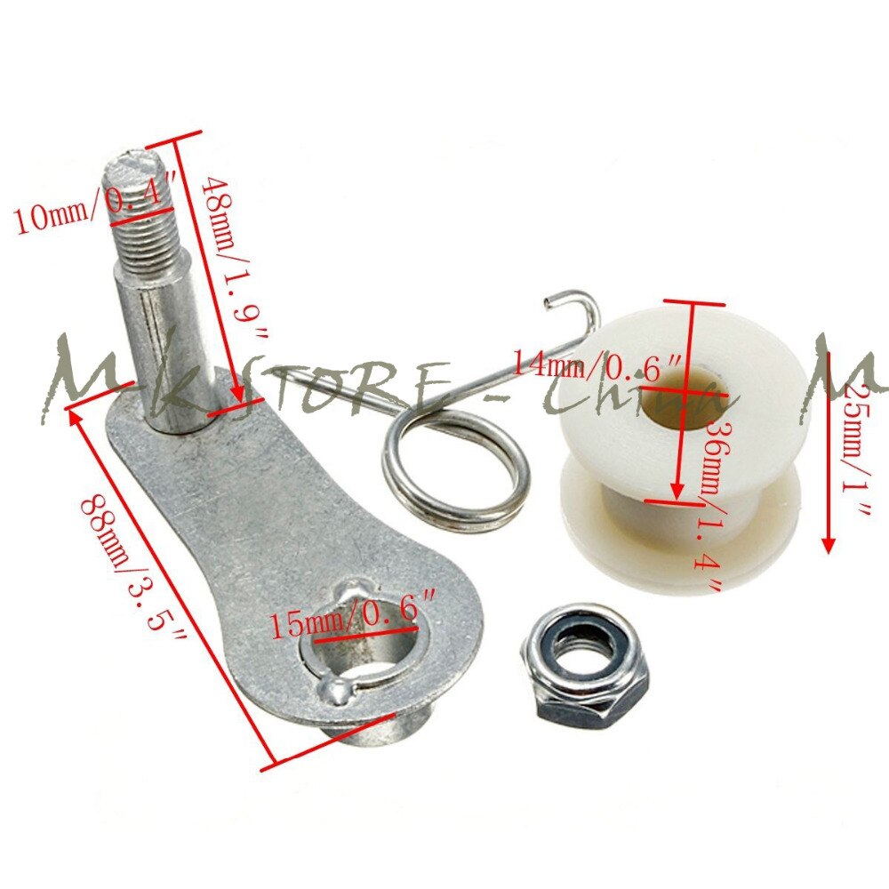 Pit Crossmotor Lente Roller Wiel Kettingspanner Richter ATV 110CC 125CC 140cc