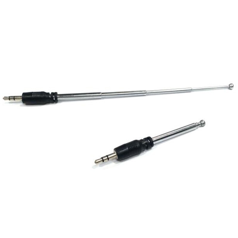 Radio Antenna 3.5Mm 4 Sections Telescopic FM Antenna Radio for Mobile Cell Phone Mp3 Mp4 o Equipment