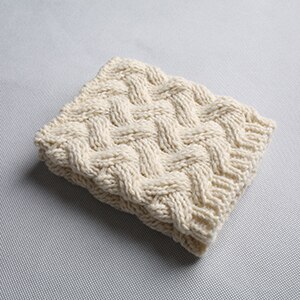 1 Pair Women's Knitted Boot Cuff Socks Leg Warmers Christmas Boot Cover Autumn Winter Christmas boot cover: Ivory