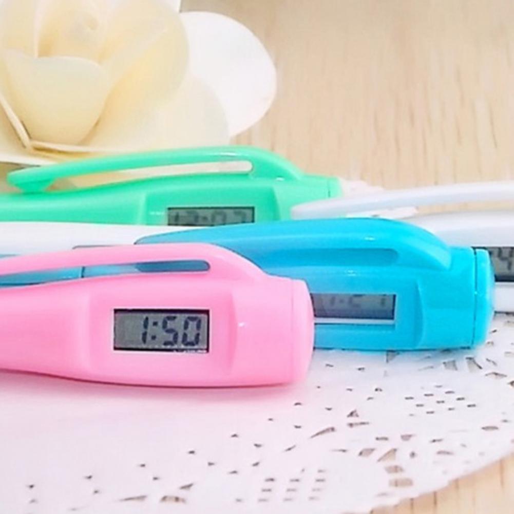 1pc Novità Penna a sfera con orologio digitale Penna elettronica Penne per esami Penna per orologi Penna per firma Scrittura Fornitura di cancelleria per la scuola