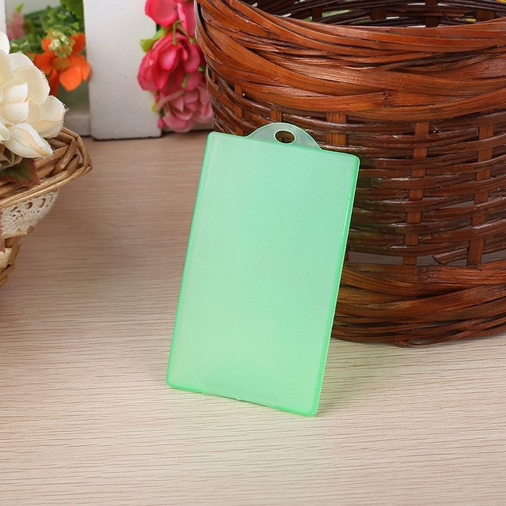 Women Men Silicone plastic ID Credit Bank Card Holder Students Bus Card Case Lanyard Male Visit Door Identity Badge Cards Cover: 3