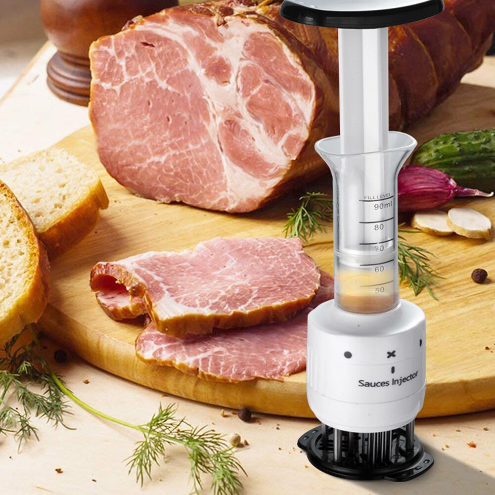 Professionele Steak Vlees Marinade Kruiden Injector Tenderizer Keuken Accessoire Steak Infusie Tenderizing Marinade Saus