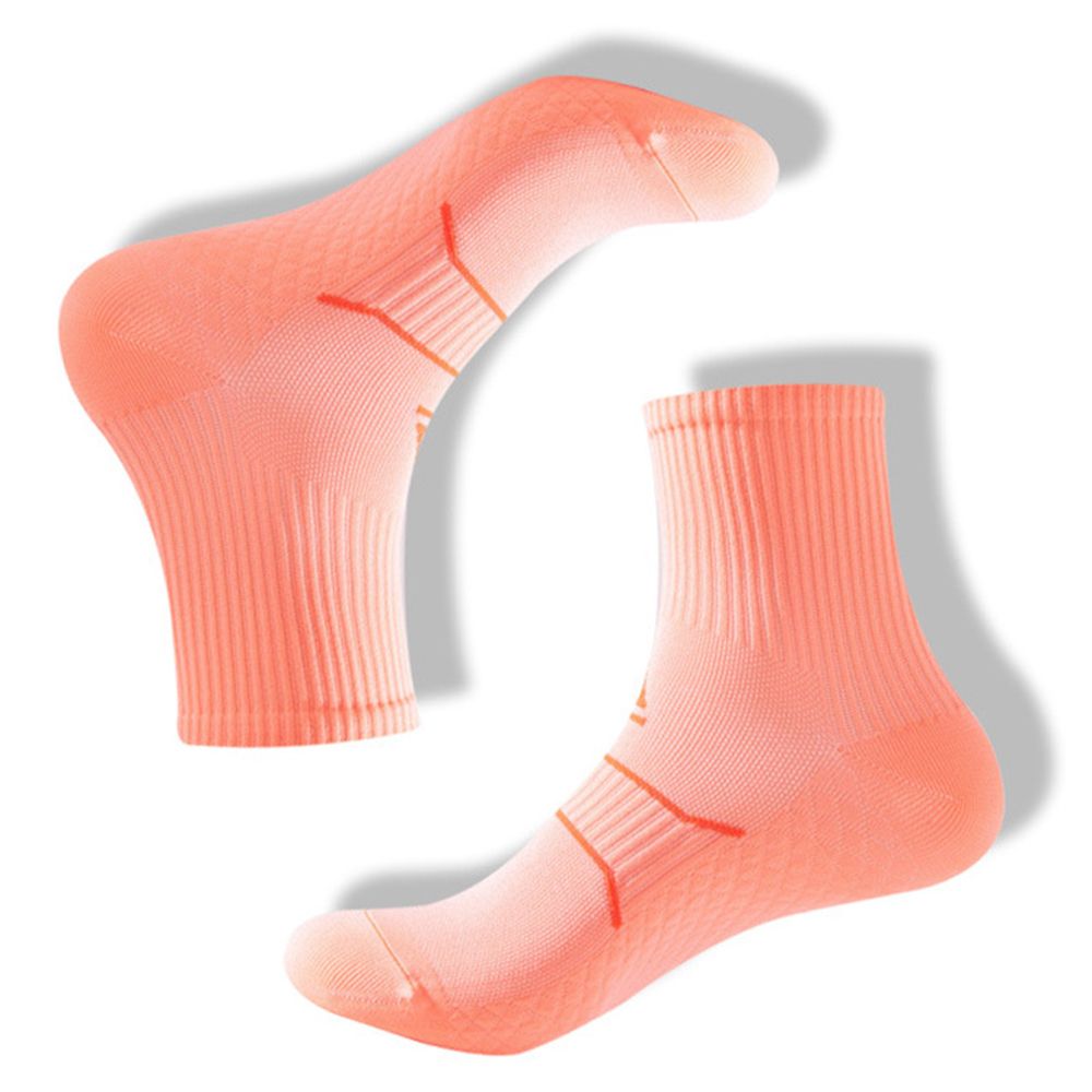 1Pair Middle Tube Socks Cycling Socks Sport Socks Bike Socks Boat Sock Athletic Cycling Socks Travel Socks Sports Supplies: pink men
