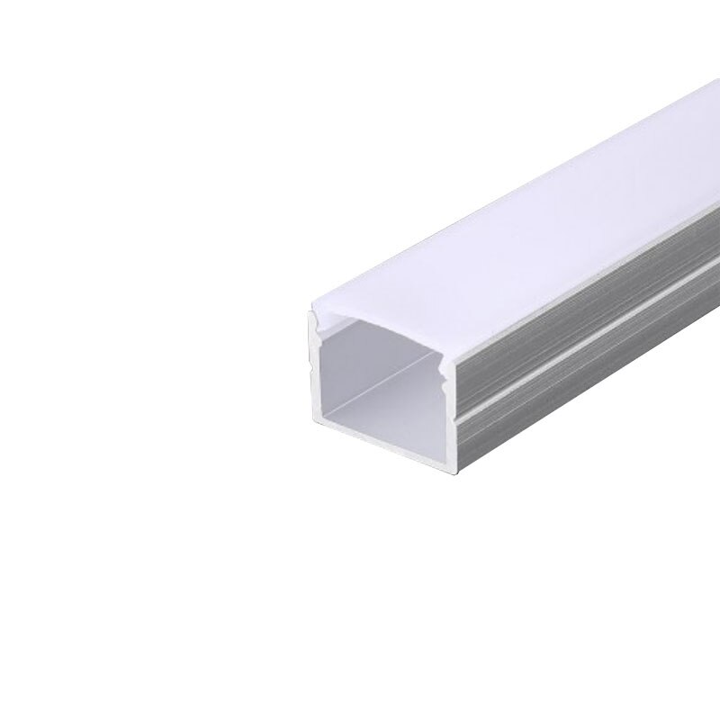 2 stk 0.5m lang led lysbånd aluminium slot hotel kontor spisestue disk kommerciel belysning lineær lys skal med pc cover