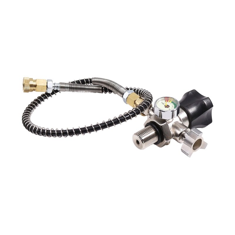M18X1.5 Thread 4500Psi SCBA Valve Regulator Fill Station Hose for PCP Air Tank