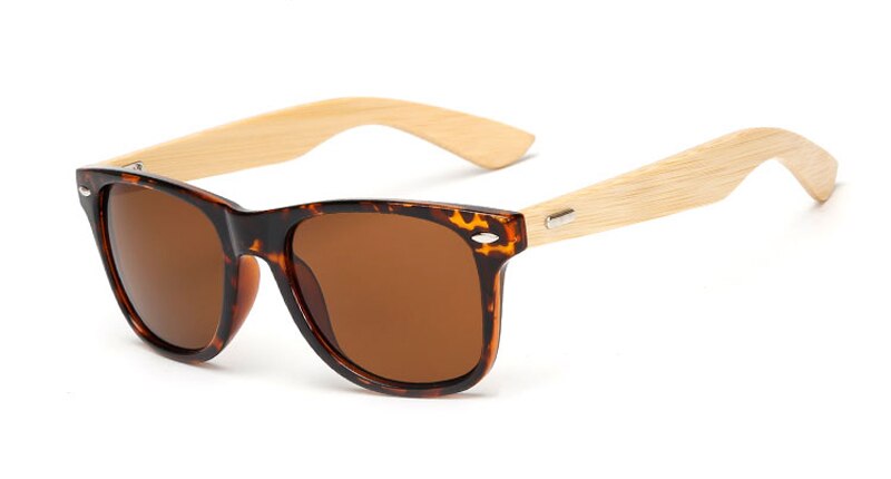 16 farbe Bambus Sonnenbrille Männer Holz Sonnenbrille Frauen Spiegel Original Holz Sonnenbrille retro de sol masculino: wooden 1501 C4