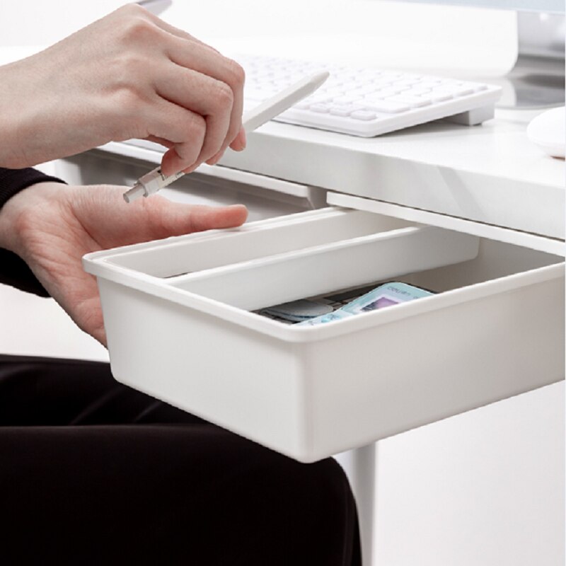 Hidden drawer storage box under the desk large desk office good things shelf under the desk hidden artifact