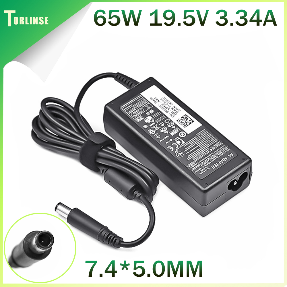 65W AC for Dell Latitude 19.5V 3.34A 7.4*5.5mm Laptop Ac Adapter E7250 E6430 E6500 Laptop Charger Power Supply