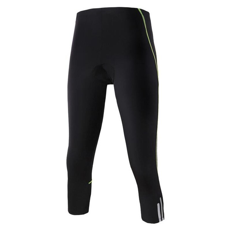 Ckahsbi cykelshorts stramme bukser bukser cykel reflekterende gel polstret mtb herre forårscykel højtaljede strakte bukser mandlige