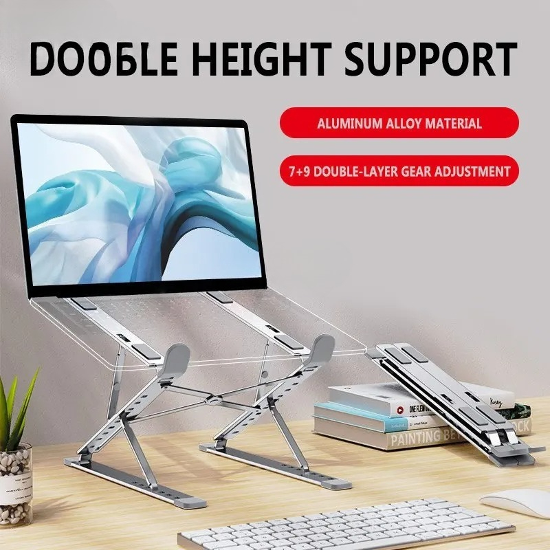 N8 N3 Laptop Stand Aluminum for Macbook Adjustable Portable More Stabe Laptop Stand Cooling Stand Foldable Notebook Holder