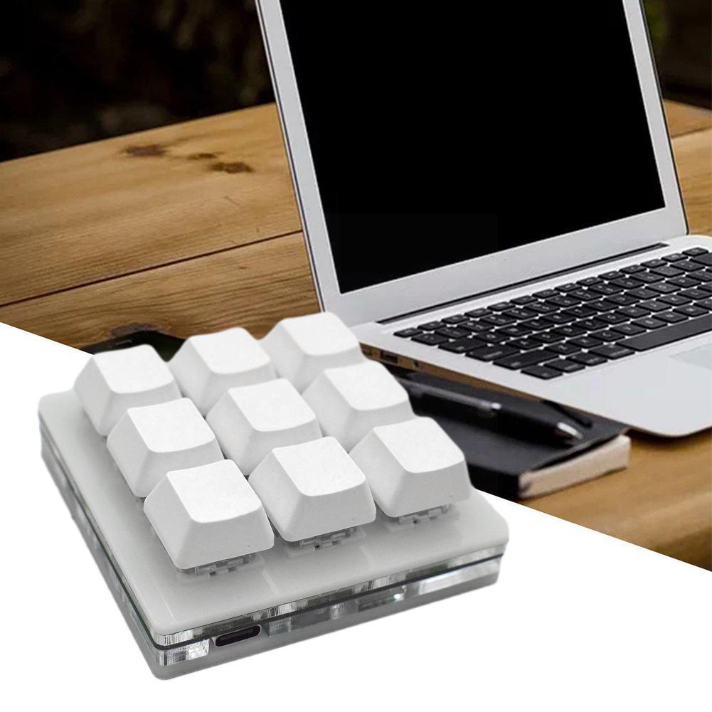 Mini clavier Portable à 9 touches, fonction de raccourci, Programmable, de jeu, Sayodevice Mechan W0h1