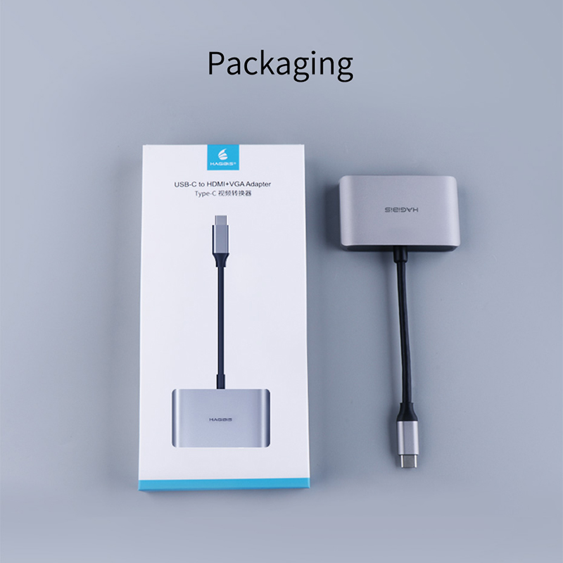 Hagibis – adaptateur Hub USB type-c vers HDMI, 4K, Thunderbolt 3, pour Samsung Galaxy S10/S9/S8, Huawei Mate 20/P30 Pro