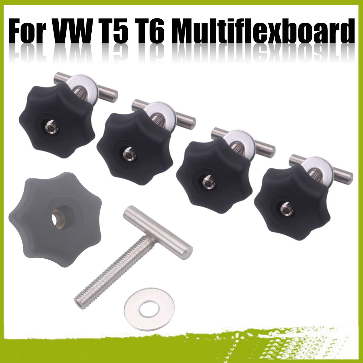 Car Locking Mounting Screws Stainless Steel 50mm Locking Rail Accessories For VW T5 T6 Multiflexboard