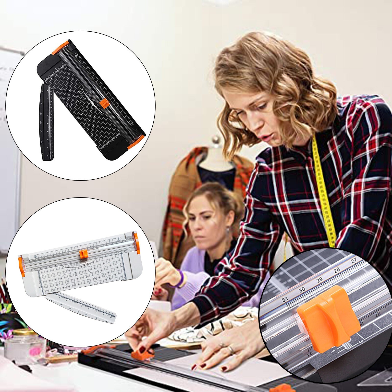 A4 Plastic Base Paper Cutter Cutting Mat Machine Office Supplies Photo Label Art Painting Trimmer Scrap Booking Tools Ruler