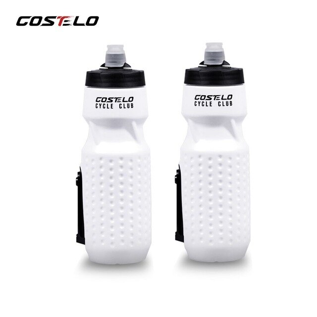 Innovation Costello-botella de agua para bicicleta, recipiente de ajuste magnético, botella de agua deportiva, frascos de vidrio de 710 Ml: white 2 pcs