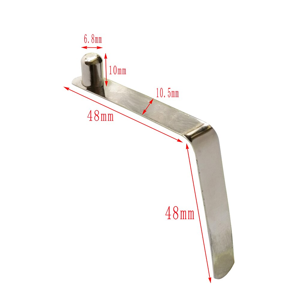5 Pieces Kayak Paddle Tent Pole Push Steel Button Spring Snap Clips Locking Tube Single Pin Inflatable Boat 5.8mm/8mm/9mm/9.8mm: 7mm Broadside