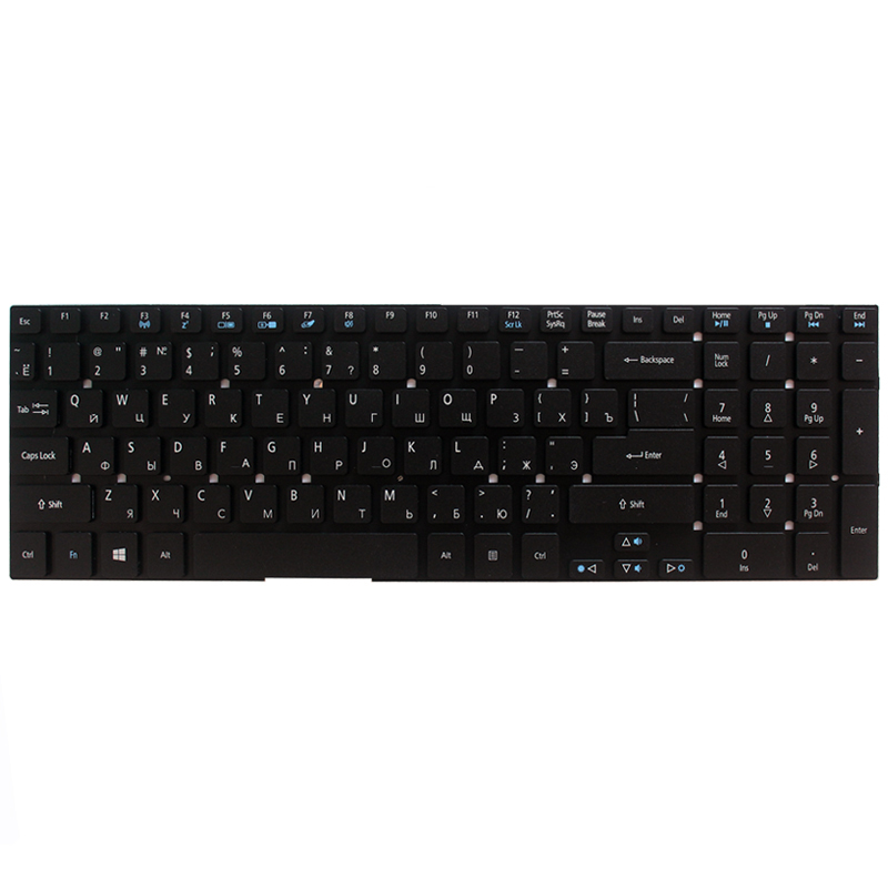 Teclado de portátil ruso para Acer Aspire, ES1-512, ES1-711, ES1-711G, ES1-531, ES1-572, ES1-731, ES1-731G, E5-731
