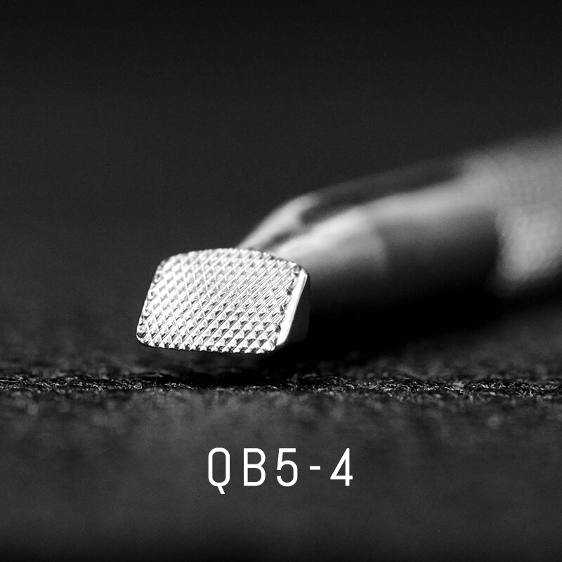 SOZO QB5 Leather Work Stamping Tool Eevelers Checkered Sheridan Saddle make Carving Pattern 304 Stainless streel Stamps: QB5-4