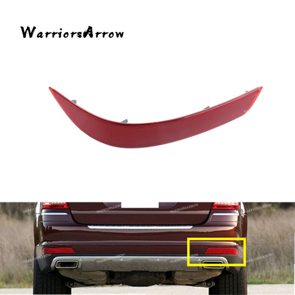 Warriorsarrow Achter Rechts Bumper Reflector Waarschuwing Licht Rood Voor Mercedes-Benz W164 GL350 GL450 GL550 1648201074