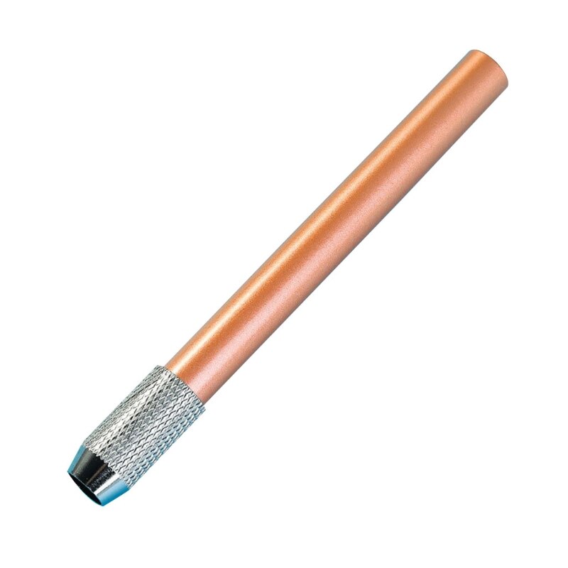 Alargador de lápices de colores surtidos, soporte extensor de lápiz para lápices en tamaño Regular, soportes ligeros de una sola cabeza: Orange