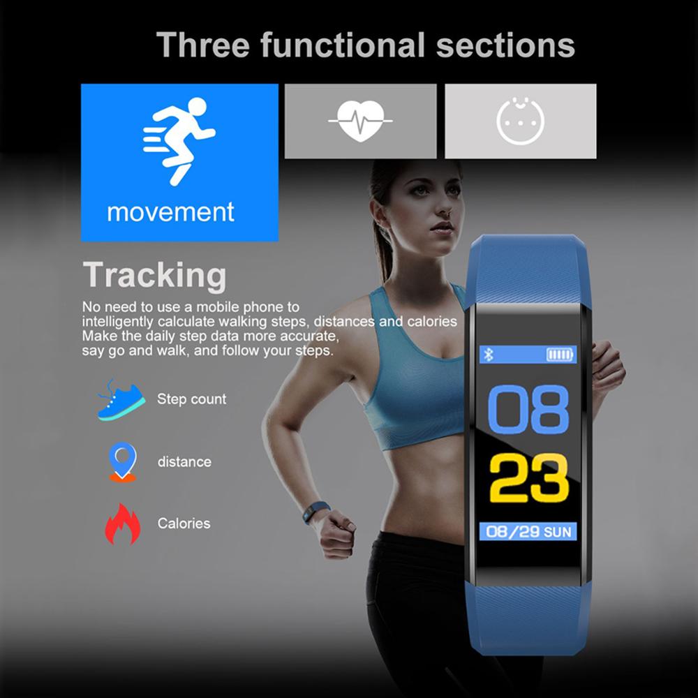 Mode ID115Plus Waterdichte Zwemmen Smart Polsband Grandado