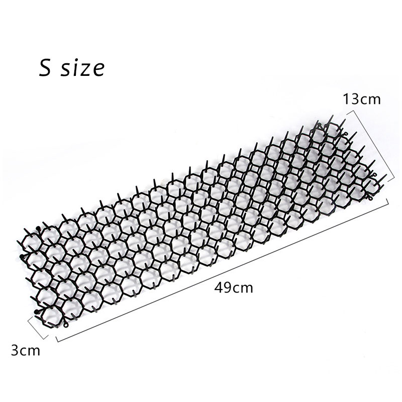 Estera protectora de jardín para gatos de 4M, Malla Protectora de plástico, antiespino para gatos, No daña a las mascotas, Malla Protectora duradera, red de protección para mascotas y gatos