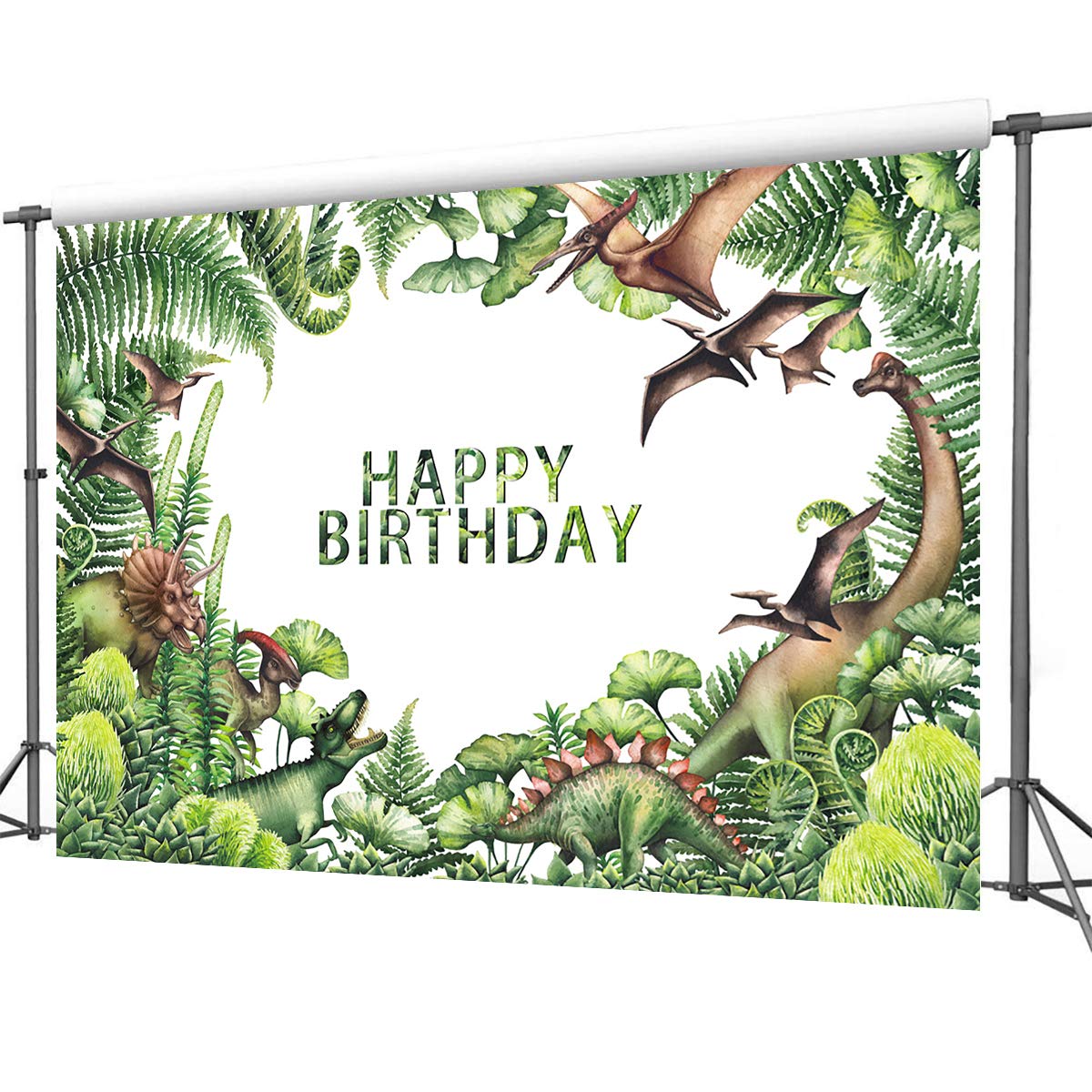 World Dinosaur Party Background for Photo Photography Backdrop Newborn Happy Birthday Theme Decoration