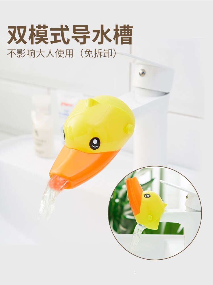 Cartoon Faucet Extender For Children Toddler Kids Hand Wash Kids Baby Hand Wash Helper Bathroom Washbasin Accessories