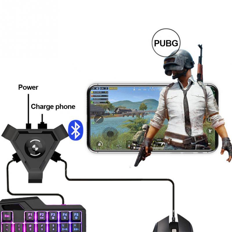 PUBG Mobile Gamepad Controller di Gioco Tastiera Mouse Converter Per Android ios per PC Bluetooth 4.1 Adattatore