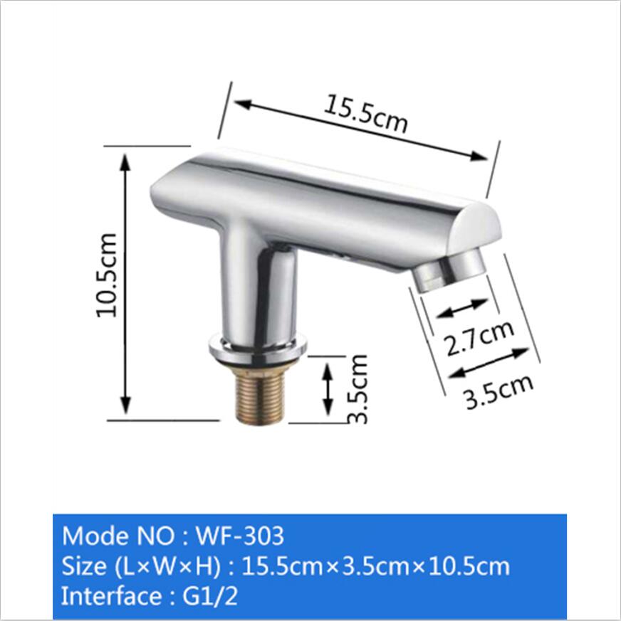 Mitigeur de robinet cascade | Baignoire froide et chaude de Style rond classique, robinet de commande de commutateur en laiton pour baignoire robinet douche: WF-303
