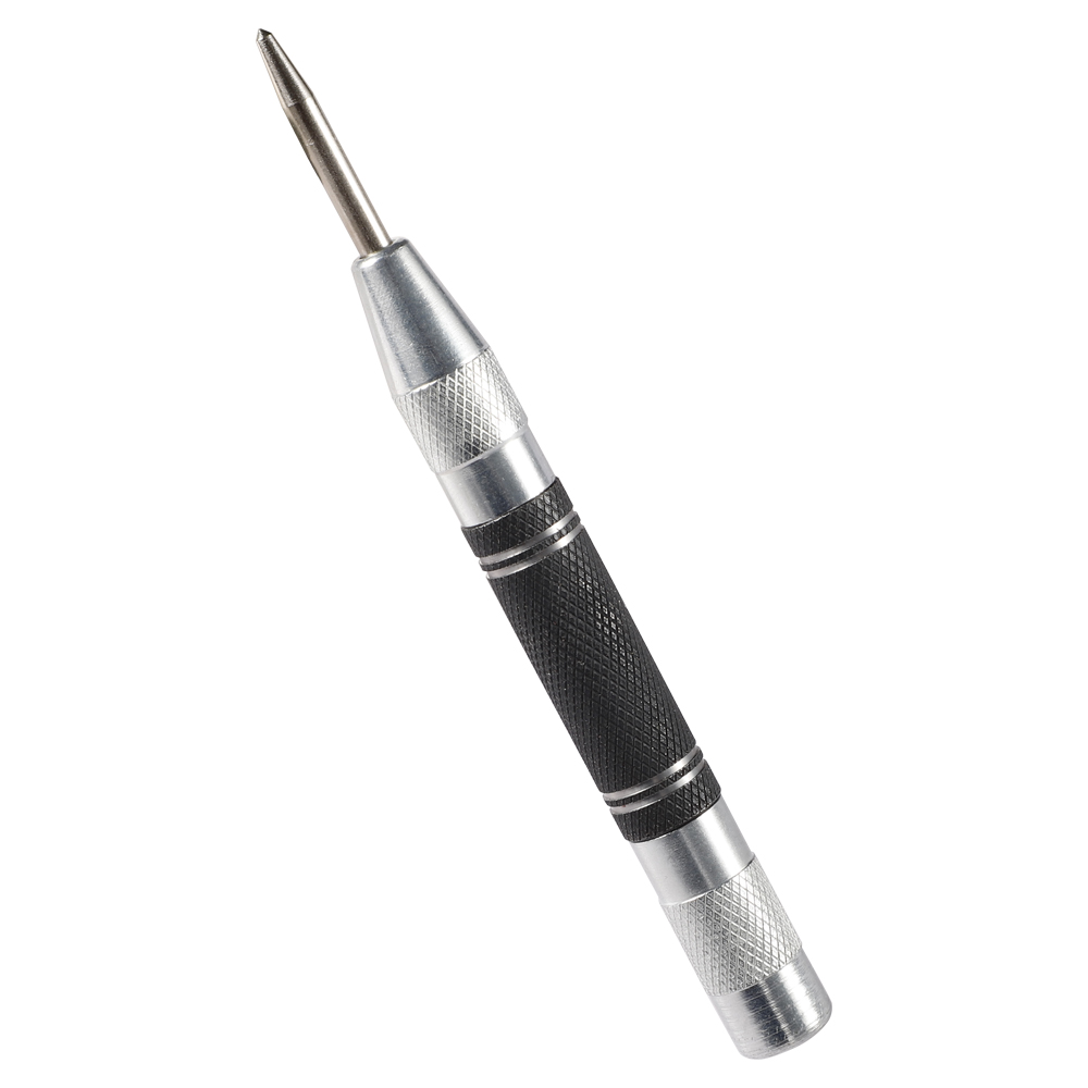 Automatic Center Punch Metal Drill Woodworking Tools Spring Loaded Marker Wood Press Dent Marker Carpenter Tool Hand Tools: B