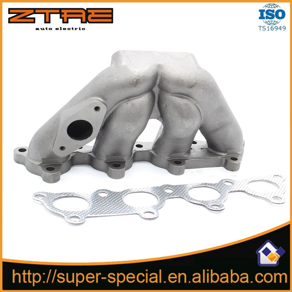 D-Series SOLID CAST STAINLESS TURBO MANIFOLD For 88-00 Hond@ CRX D15/D16 Engine