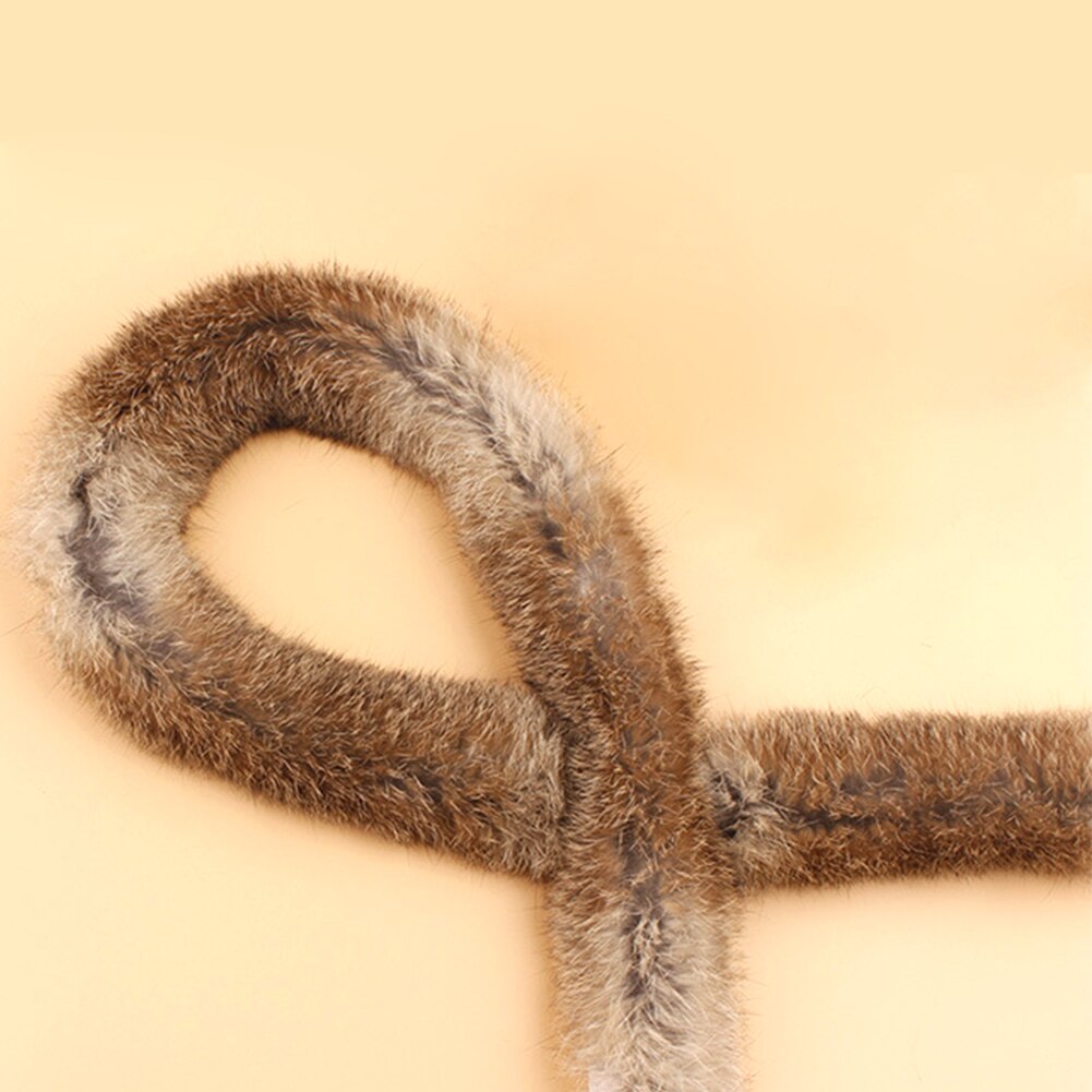 Lint Kunstmatige Konijnenbont Diy Trimmen Lint Jas Tapes Kostuum Ambachten Voor Kledingstuk Edge Schoenen Harige Naaien Accessoires: Cow Yellow