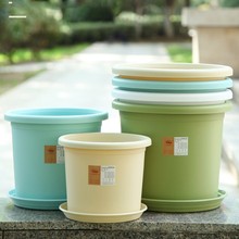 Jardinière hydroponique automatique en plastique, arrosage automatique, Pot de fleurs de couleur unie, suspension murale en résine, balcon de jardin Durable