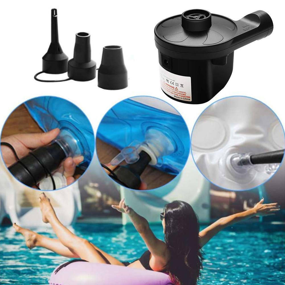 Inflation pump 2 in 1 electric portable fast inflator dual-purpose inflator inflatable bed swimming pool swimming pool diving