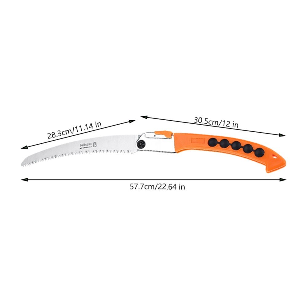 Outdoor garden tools tree trimming non-slip handle 1Pcs folding bonsai tools trim saw portable manual pruning saw grass trimmer: 2