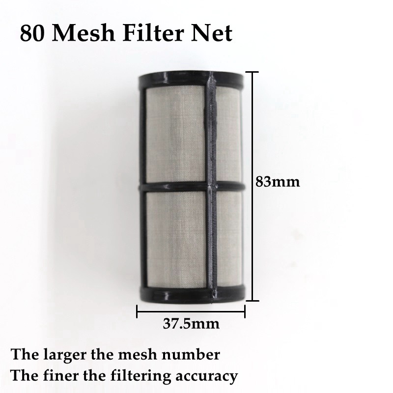 Garden Watering Filter 1&#39;&#39; Male Thread Plastic Irrigation System Impurity Prefilter Aquaculture Household Water Pipe Filter: 80 Mesh Filter Net