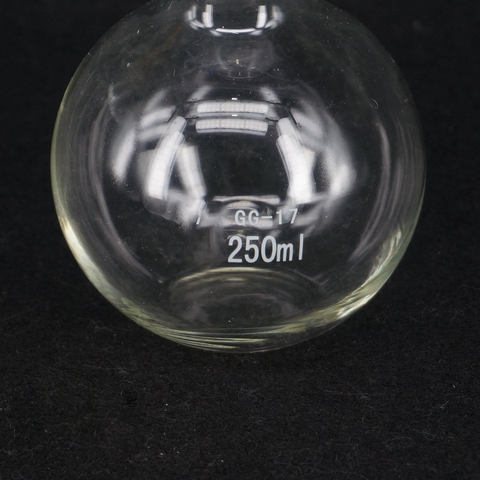 250Ml 24/29 Borosilicaatglas Korte Hals Platte Kolf Kolf Voor Laboratorium