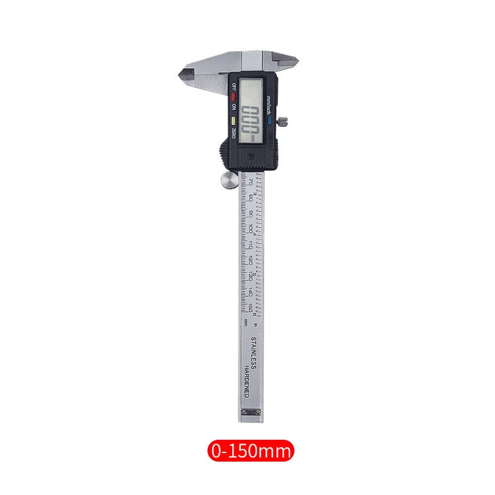 Digital Vernier Caliper 6 Inch Stainless Steel Electronic Caliper with Large Display Screen 150mm Measuring Tool Inch/Millimeter