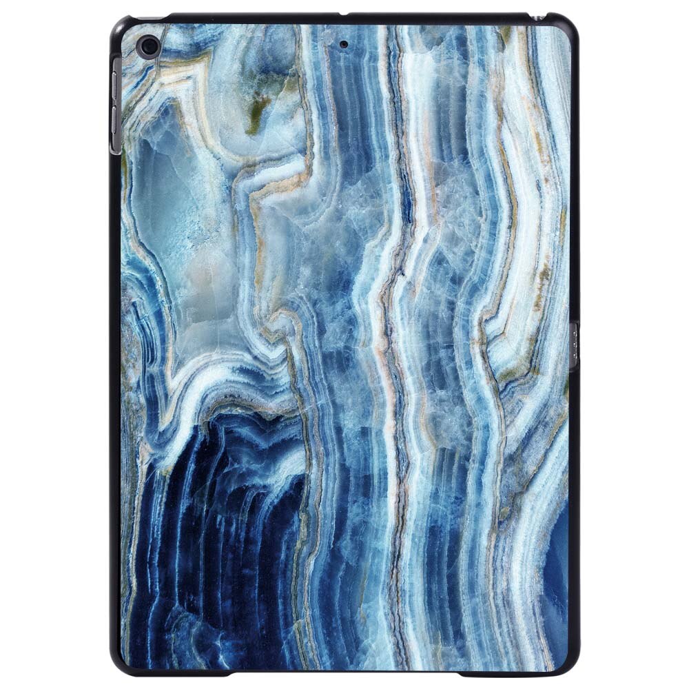 KK&LL For Apple iPad 7th Gen 10.2 inch A2200 A2123 tablet PC Plastic marble pattern Slim Stand Case Cover: blue ambesonne