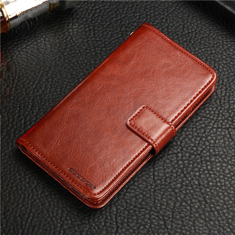 GUCOON Vintage Wallet Case voor Caterpillar Cat S61 S60 PU Leer Klassieke Boek Flip Cover Magnetische Mode Gevallen: Caterpillar Cat S61 / Bruin
