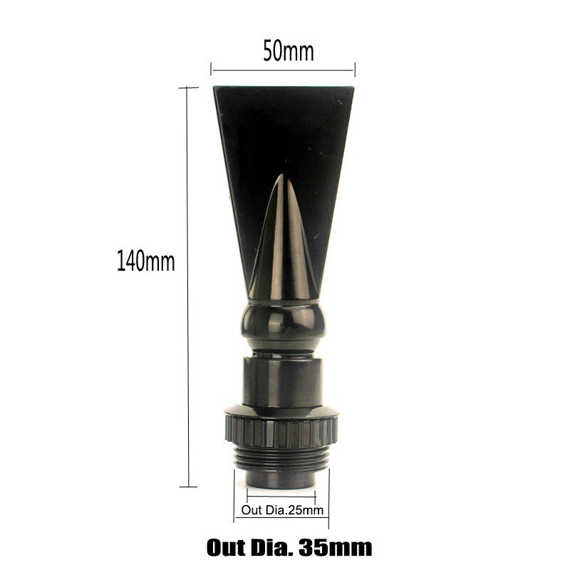 NuoNuoWel 2x Aquarium Outlet Flat Duck Bill Pipe Connector 360 Degree Adjustable Inlet Jet Water Fittings Fish Tank DIY: J