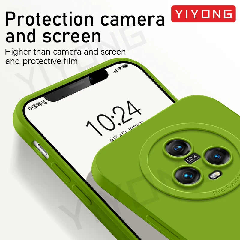 Magic5 Pro Case YIYONG Silky Soft Liquid Silicone Cover For Huawei Honor Magic 5 Lite 6 Pro 5G Magic6 Shockproof Phone Cases