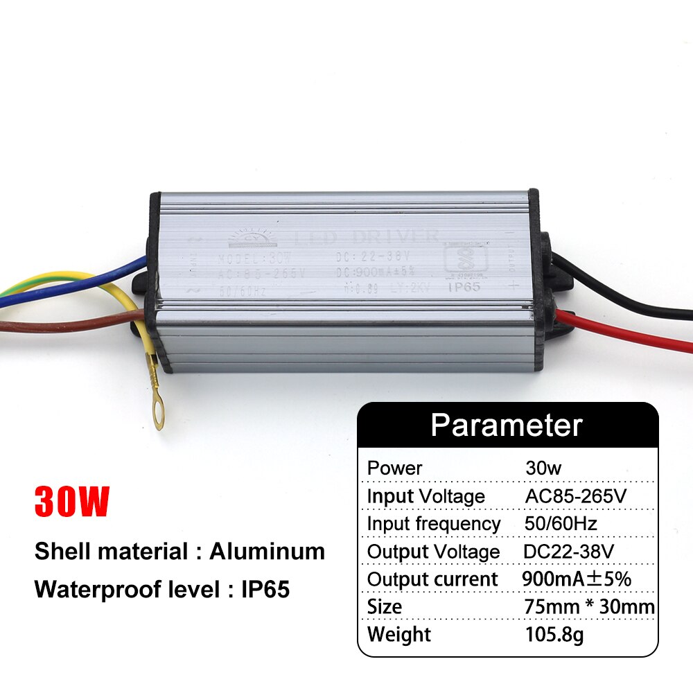 Power Adapter Led Driver Transformator AC110V 220V Naar DC22-38V Voeding Bron Adapter Voor Led Chip Schijnwerper Spotlight
