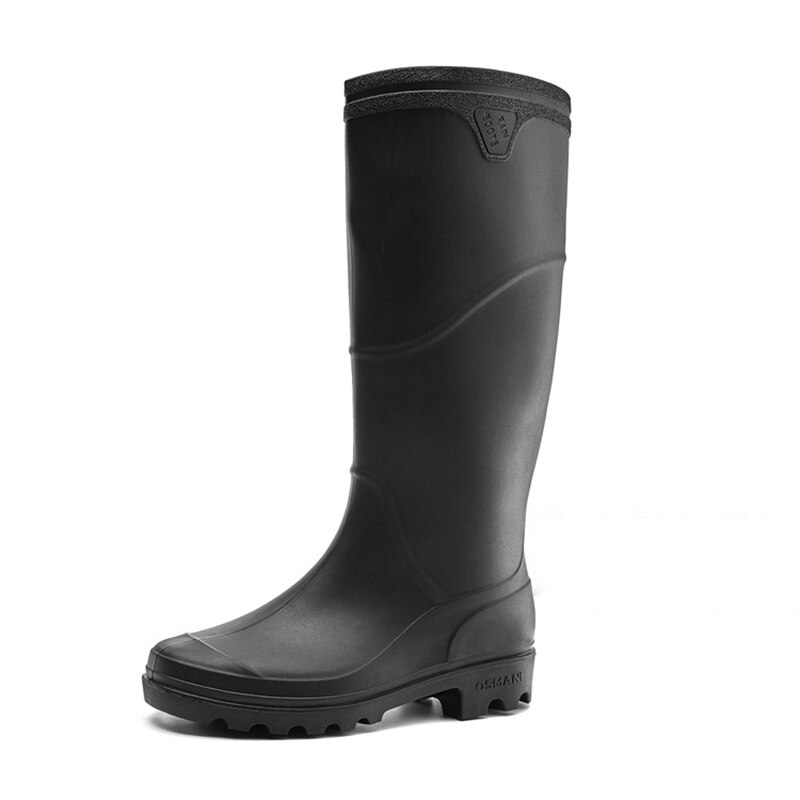 Zapatos de lluvia impermeables para hombre, botas antideslizantes de alta resistencia al desgaste, protección de trabajo para adultos, zapatos de barro para sitio de pesca