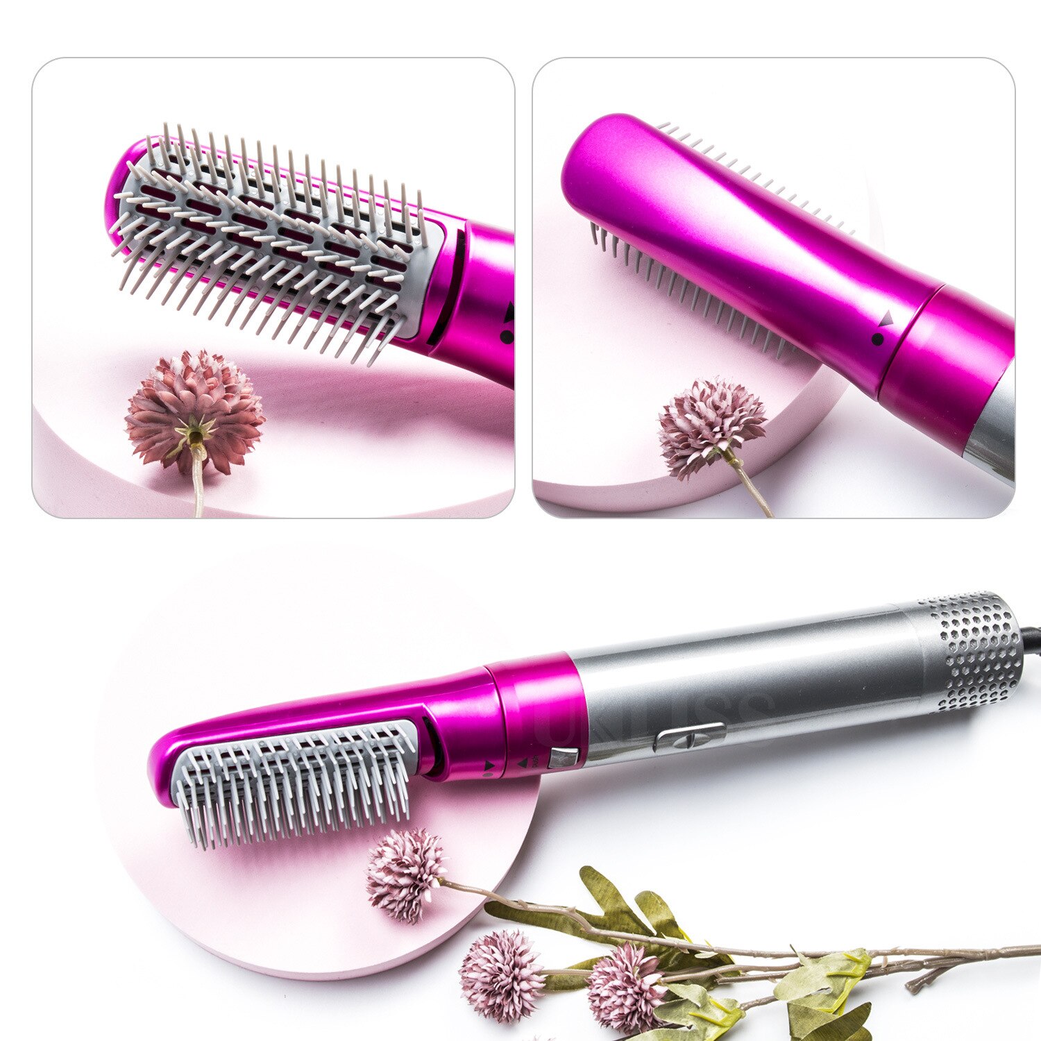 5 In 1 MultiFunctional Electric Hair Dryer Blow Dryer Air Styler Comb Straightening Curling Hairdryer Hairstyling Tools