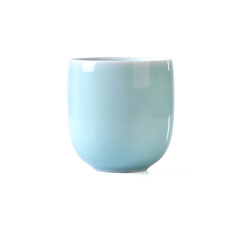 160ml japonês longquan celadon teacup kung fu chá conjunto boutique copo mestre artesanal porcelana tigela de chá cerâmica criativa saquê copo: A