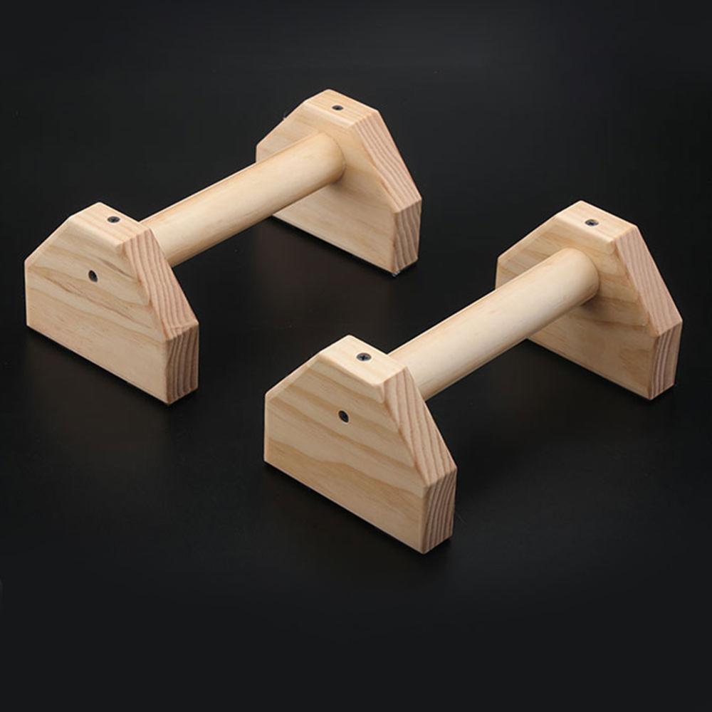 2 wooden push-up gyms and home fitness exercise poles single and double handle upside down push-ups double pole ladies men port
