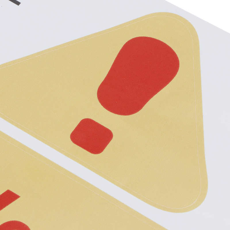 wall stickers for kids rooms wall Warning Signs Wall Sticker Caution Warning Decals DIY Kitchen Shop Window Decor Wall