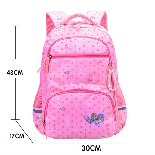 Kids Schooltas Mochila Satchel Schooltassen Basisschool Rugzakken Voor Meisjes Jongens Tas Waterdichte Orthopedische Rugzak Kind: L pink